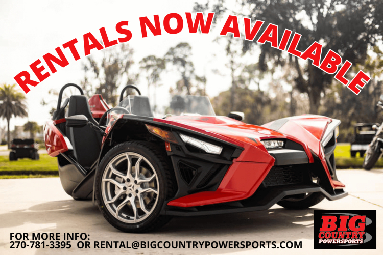Slingshot® Rentals Bowling Green, KY Rental Department